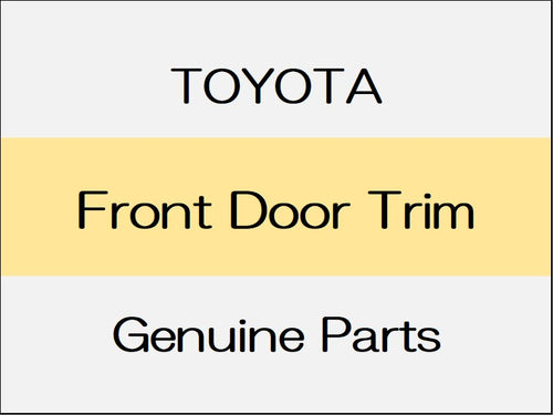 [NEW] JDM TOYOTA 86 ZN6 Front Door Trim