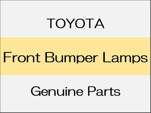 [NEW] JDM TOYOTA 86 ZN6 Front Bumper Lamps