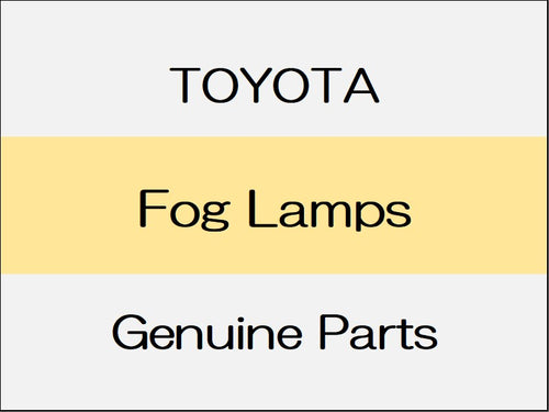 [NEW] JDM TOYOTA ALPHARD H3# Fog Lamps / LED Fog Lamps