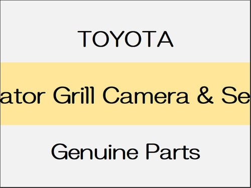 [NEW] JDM TOYOTA ALPHARD H3# Radiator Grill Camera & Sensor / to Jan 2018