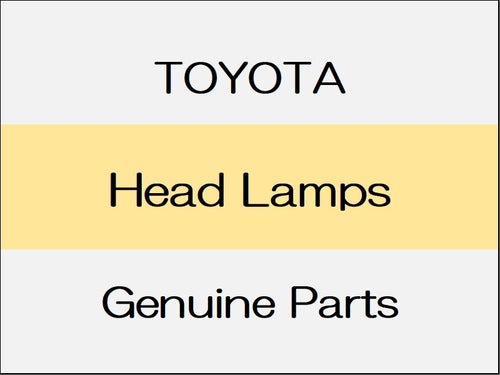 [NEW] JDM TOYOTA ALPHARD H3# Head Lamps / from Jan 2018 ALPHARD with Adaptive Highbeam System