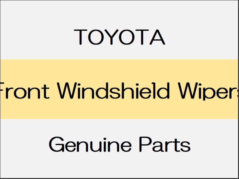 [NEW] JDM TOYOTA ALPHARD H3# Front Windshield Wipers / Windshield Washer