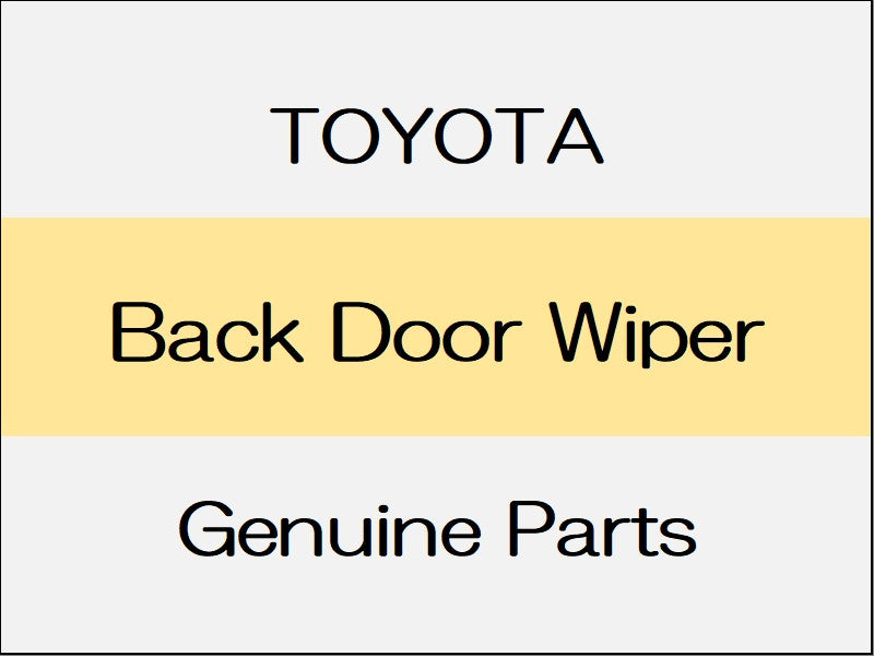 [NEW] JDM TOYOTA ALPHARD H3# Back Door Wiper