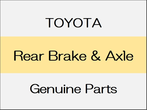 [NEW] JDM TOYOTA ALPHARD H3# Rear Brake & Axle / 4WD