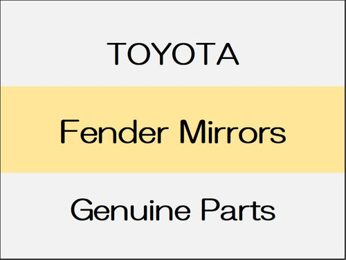 [NEW] JDM TOYOTA VELLFIRE H3# Fender Mirrors / Without Panoramic View Monitor Left Only