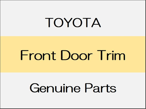 [NEW] JDM TOYOTA VELLFIRE H3# Front Door Trim / Without Microcomputer Preset Driving Position System
