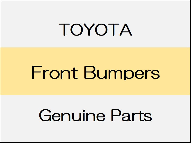 [NEW] JDM TOYOTA VITZ P13# Front Bumpers / Sports Type to Apr 2014