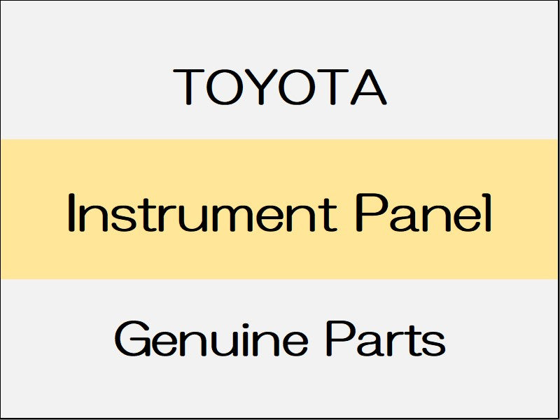 [NEW] JDM TOYOTA VITZ P13# Instrument Panel / to Apr 2014