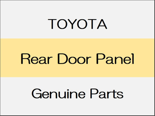 [NEW] JDM TOYOTA VITZ P13# Rear Door Panel
