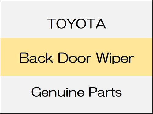 [NEW] JDM TOYOTA VITZ P13# Back Door Wiper / Only with Rear Wiper 