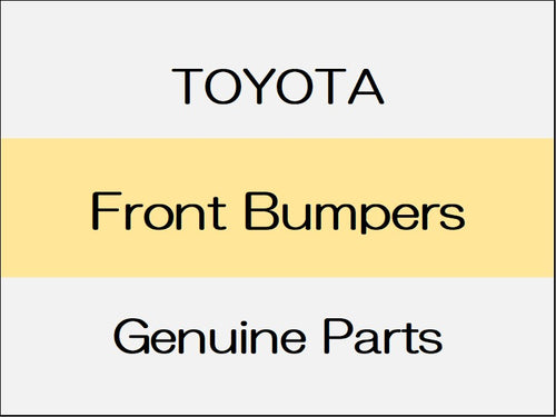 [NEW] JDM TOYOTA C-HR X10¥50 Front Bumpers / from Oct 2019 Front Bumper, Standard Model