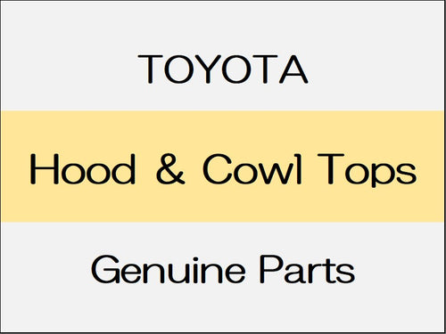 [NEW] JDM TOYOTA C-HR X10¥50 Hood �• Cowl Tops