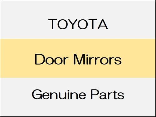 [NEW] JDM TOYOTA C-HR X10¥50 Door Mirrors