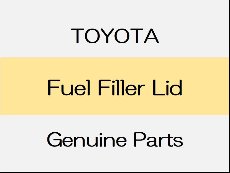 [NEW] JDM TOYOTA C-HR X10¥50 Fuel Filler Lid / Left Only 
