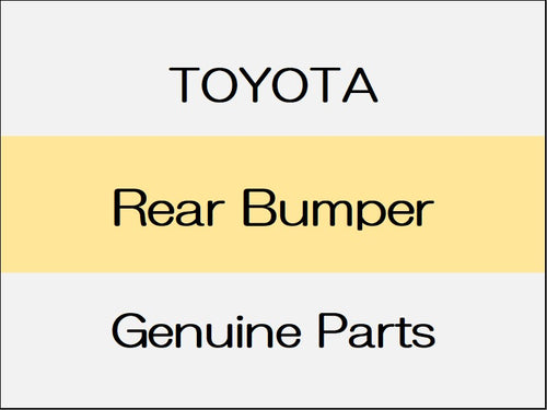 [NEW] JDM TOYOTA C-HR X10¥50 Rear Bumper / with Clearance Sonar to Sep 2018, Without Clearance Sonar