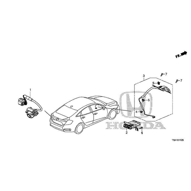 [NEW] JDM HONDA CIVIC FC1 2020 Rear View Camera/Etc Unit GENUINE OEM ...