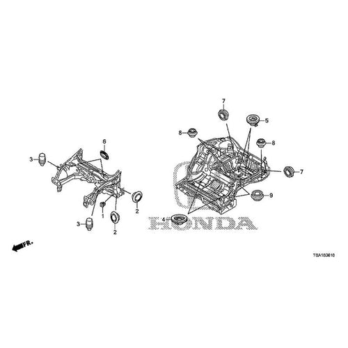 [NEW] JDM HONDA CIVIC FC1 2020 Grommets (Front) GENUINE OEM