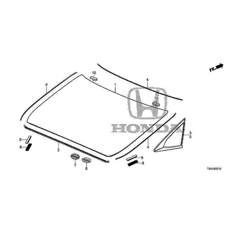 [NEW] JDM HONDA CIVIC FC1 2020 Rear Windshield Glass GENUINE OEM – JDM ...