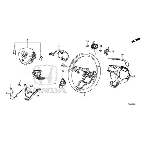 [NEW] JDM HONDA ODYSSEY RC1 2021 Steering Wheel (SRS) (140/540) GENUINE OEM