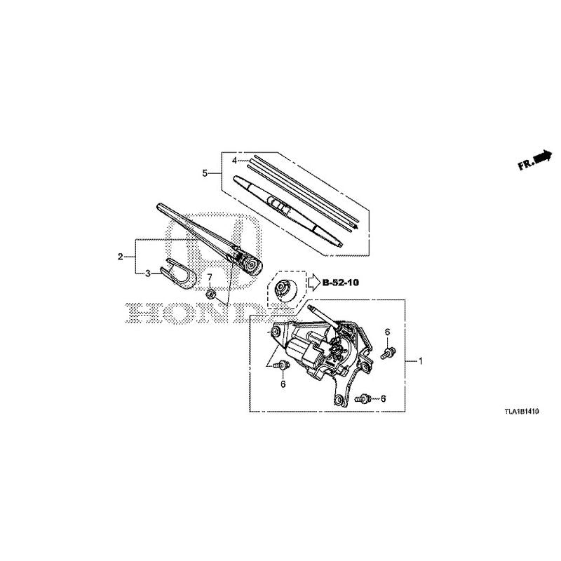 [NEW] JDM HONDA CR-V RW1 2021 Rear Windshield Wiper GENUINE OEM – JDM ...