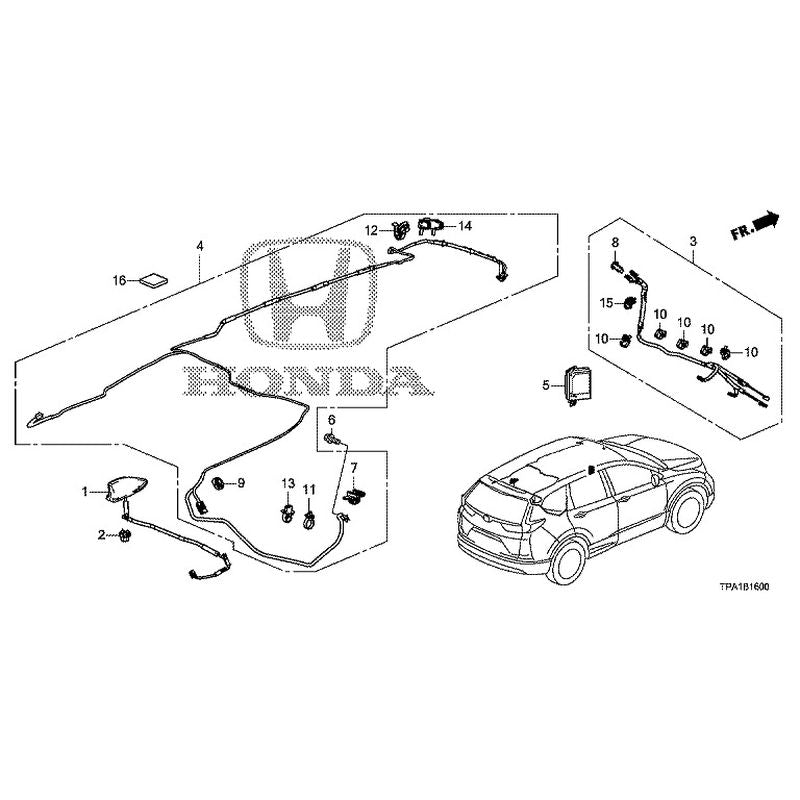 [NEW] JDM HONDA CR-V HYBRID RT5 2020 Antenna GENUINE OEM – JDM Yamato