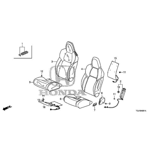 [NEW] JDM HONDA S660 JW5 2020 Seat (Passenger Side) GENUINE OEM