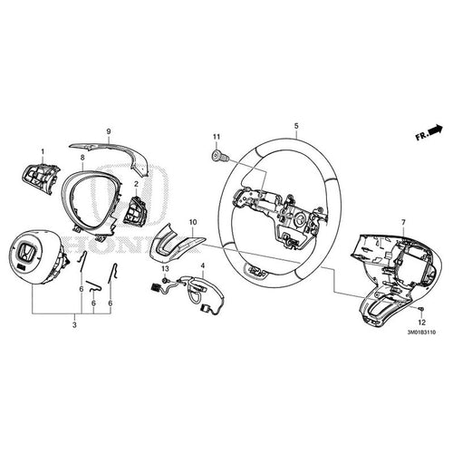[NEW] JDM HONDA VEZEL RV3 2021 Steering Wheel GENUINE OEM