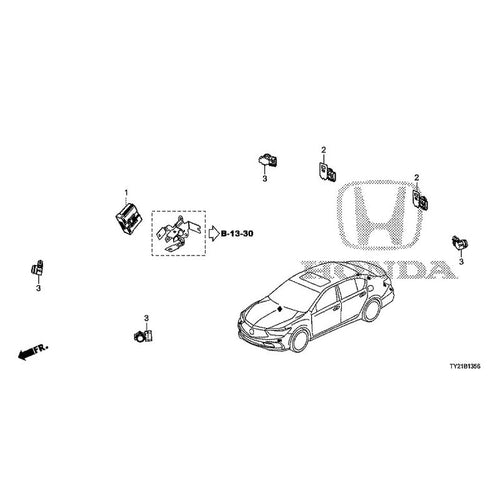 [NEW] JDM HONDA LEGEND HYBRID KC2 2020 Parking Sensor (2) GENUINE OEM