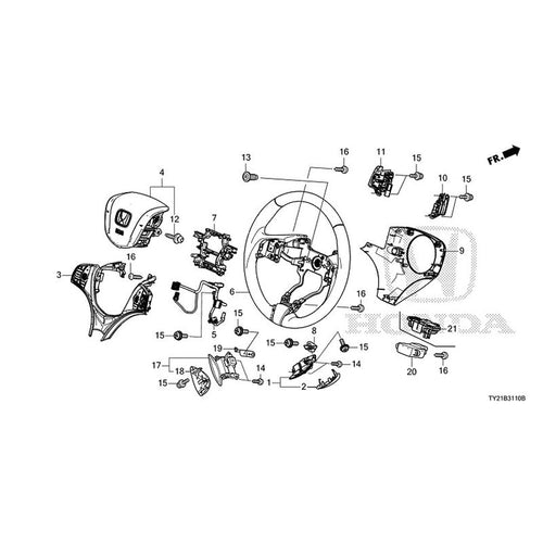 [NEW] JDM HONDA LEGEND HYBRID KC2 2020 Steering Wheel GENUINE OEM