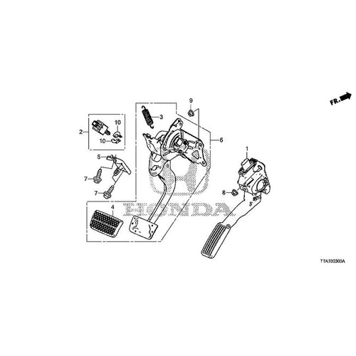 [NEW] JDM HONDA N-BOX JF3 2021 Pedals GENUINE OEM