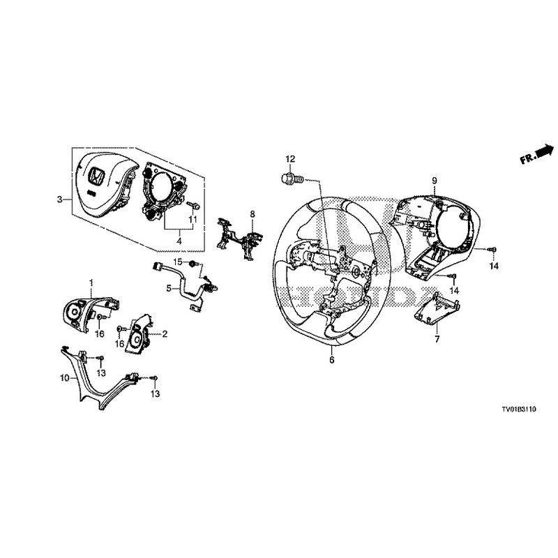 [NEW] JDM HONDA CIVIC FK2 2015 Steering Wheel (SRS) GENUINE OEM – JDM ...