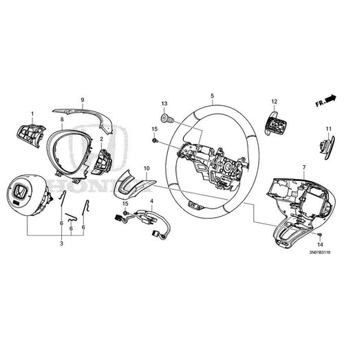 [NEW] JDM HONDA VEZEL e:HEV RV5 2021 Steering Wheel GENUINE OEM