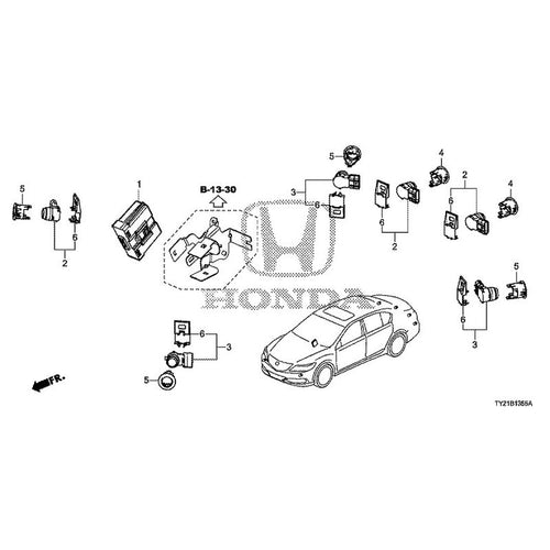 [NEW] JDM HONDA LEGEND HYBRID KC2 2016 Parking Sensor (1) GENUINE OEM