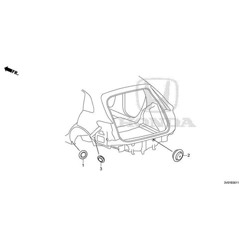 [NEW] JDM HONDA ZR-V RZ3 2023 Grommets (Rear) GENUINE OEM