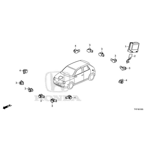 [NEW] JDM HONDA Honda e ZC7 2023 Parking Sensor GENUINE OEM
