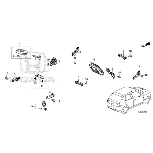 [NEW] JDM HONDA Honda e ZC7 2023 Smart unit/fob key GENUINE OEM