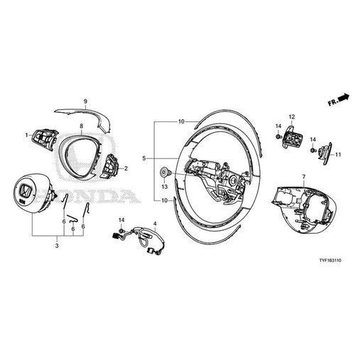 [NEW] JDM HONDA Honda e ZC7 2023 Steering Wheel (SRS) GENUINE OEM
