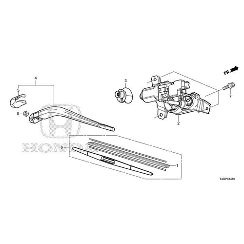 [NEW] JDM HONDA N-ONE JG3 2023 Rear Windshield Wiper GENUINE OEM