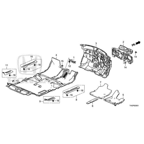 [NEW] JDM HONDA N-ONE JG3 2023 Floor Mat GENUINE OEM