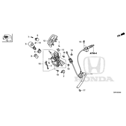 [NEW] JDM HONDA N-BOX JF5 2024 Select Lever GENUINE OEM