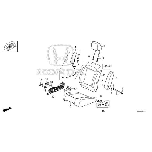 [NEW] JDM HONDA N-BOX JF5 2024 Front Seat (Driver Side) (1) GENUINE OEM